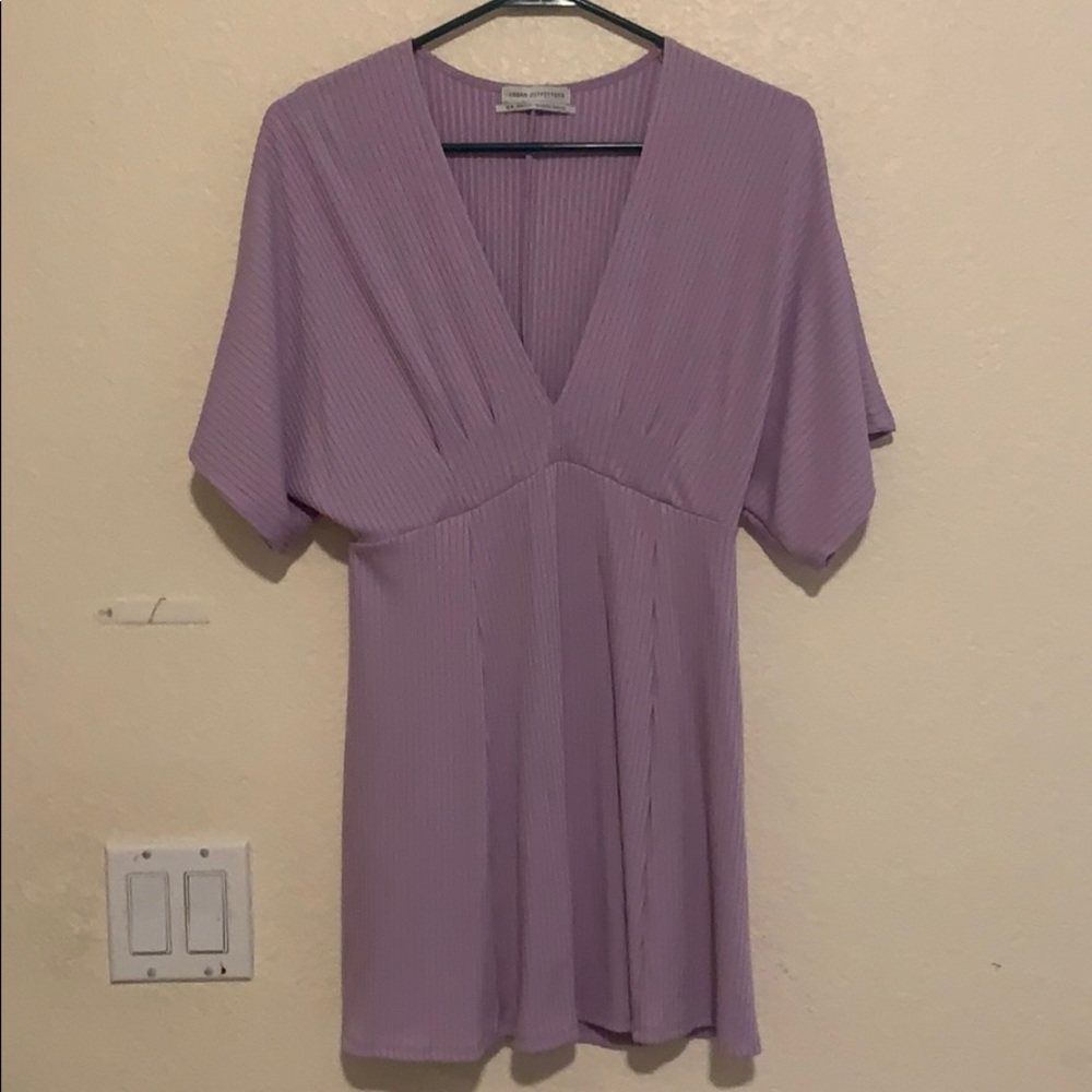 urban outfitters v neck casual dress